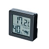 健康管理に役立つミニデジタル温湿度計(黒)