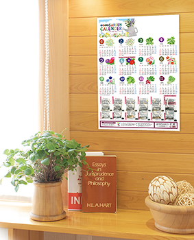 ガーデンカレンダー(12品種の植物の種子付) 